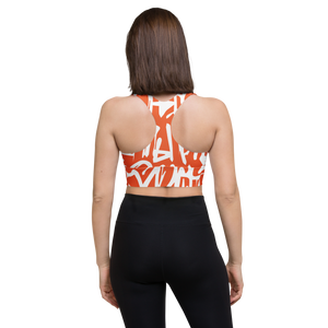 Longline sports bra