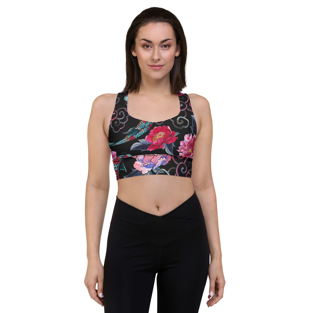 Longline sports bra