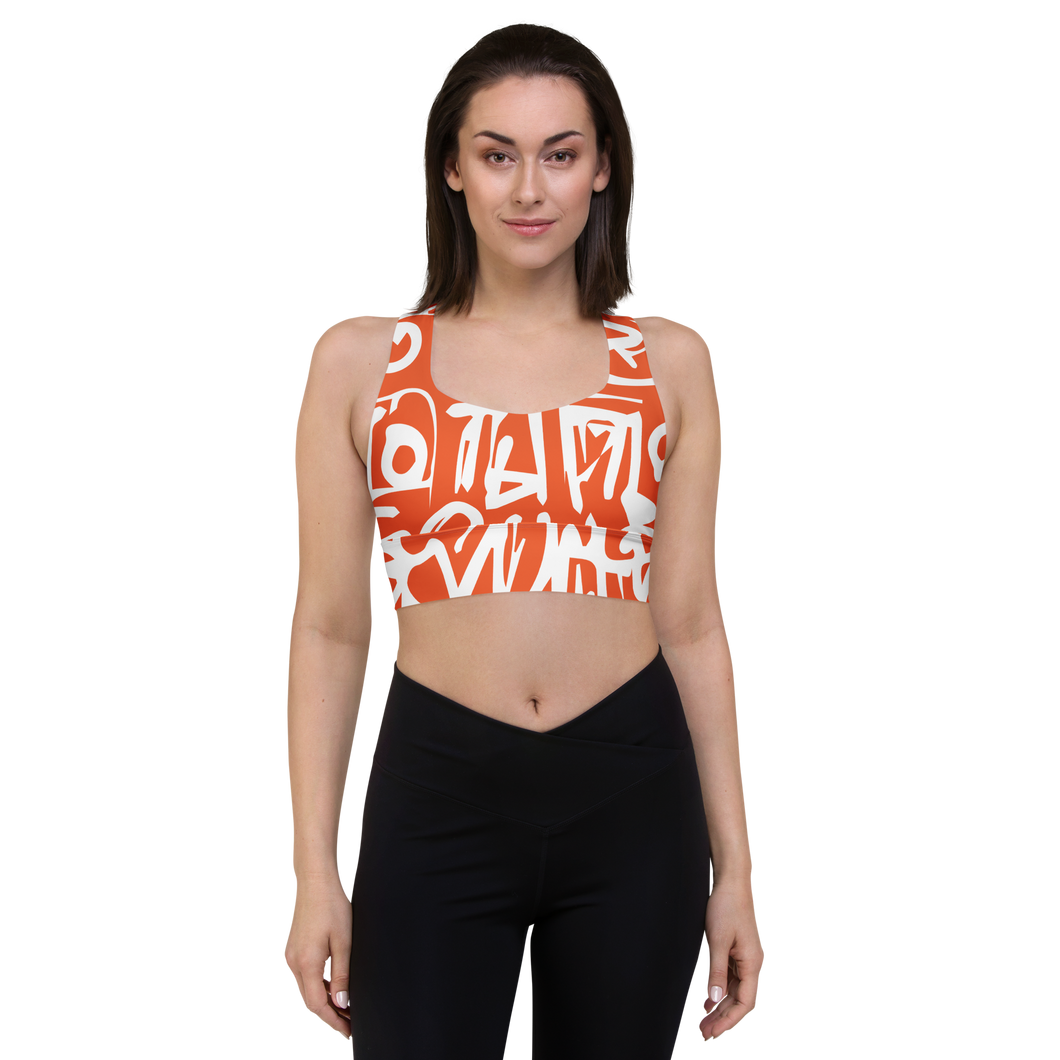 Longline sports bra