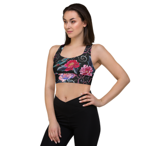 Longline sports bra