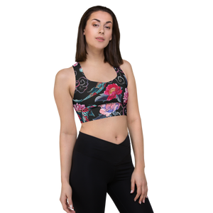 Longline sports bra