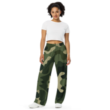 Load image into Gallery viewer, All-over print unisex wide-leg pants
