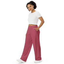 Load image into Gallery viewer, All-over print unisex wide-leg pants