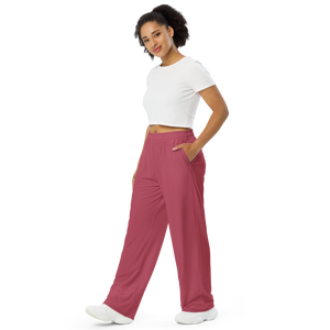 All-over print unisex wide-leg pants
