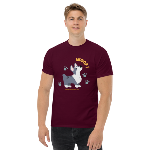 Gray Dog Woof - Men's classic tee