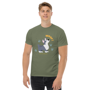 Gray Dog Woof - Men's classic tee