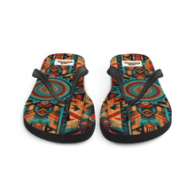 Load image into Gallery viewer, Native American Pattern - Flip-Flops