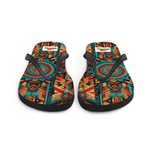 Native American Pattern - Flip-Flops