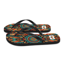 Load image into Gallery viewer, Native American Pattern - Flip-Flops