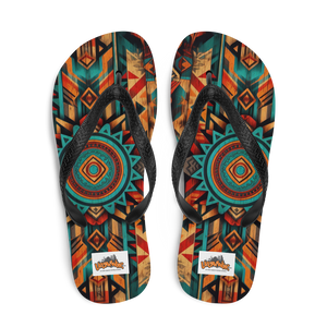 Native American Pattern - Flip-Flops