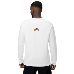 Unisex organic raglan sweatshirt