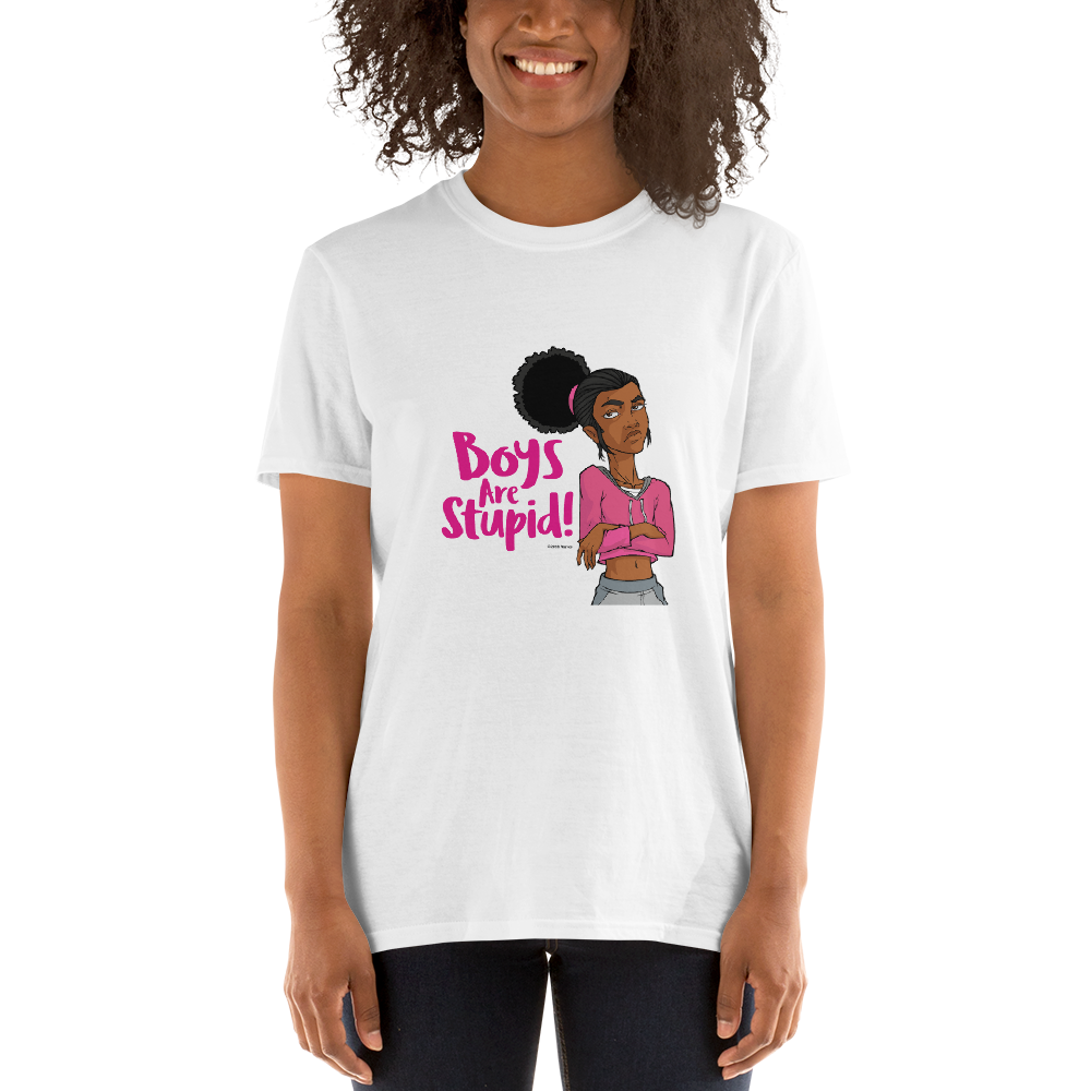 Gia - Boys Are Stupid! - Short-Sleeve Unisex T-Shirt