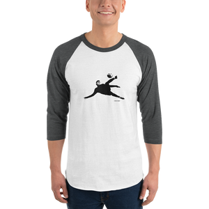 3/4 sleeve raglan shirt